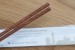 engraved wooden chopsticks for Cathay Pacific