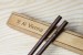 laser engraved wooden chopsticks in branded box for Aï Vienna