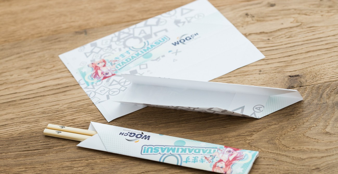 chopsticks as giveaway