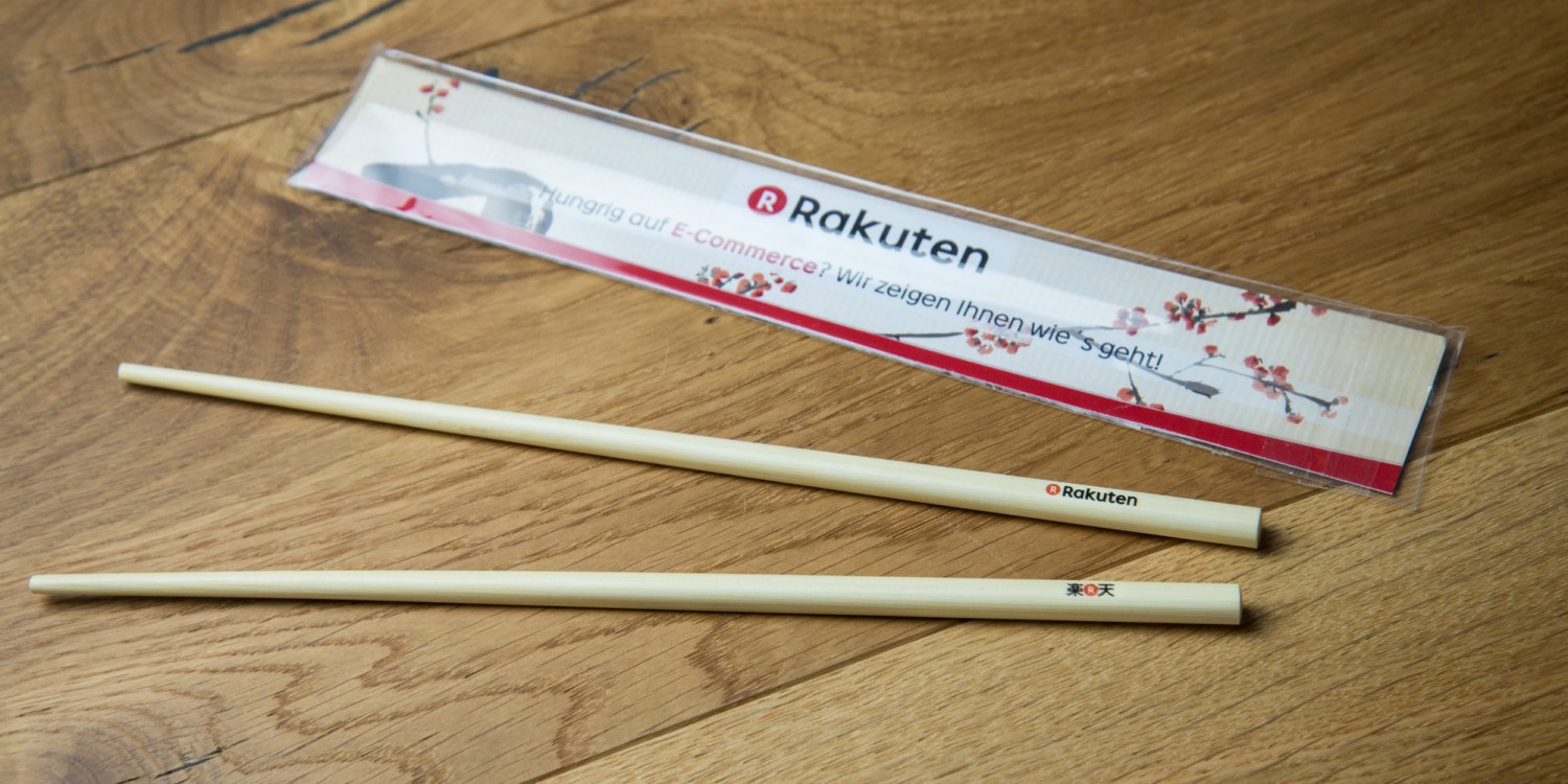 Chopsticks als Giveaway